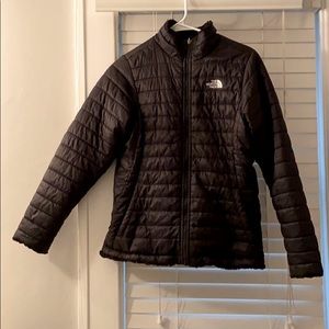 North face GIRLS’ REVERSIBLE MOSSBUD SWIRL JACKET